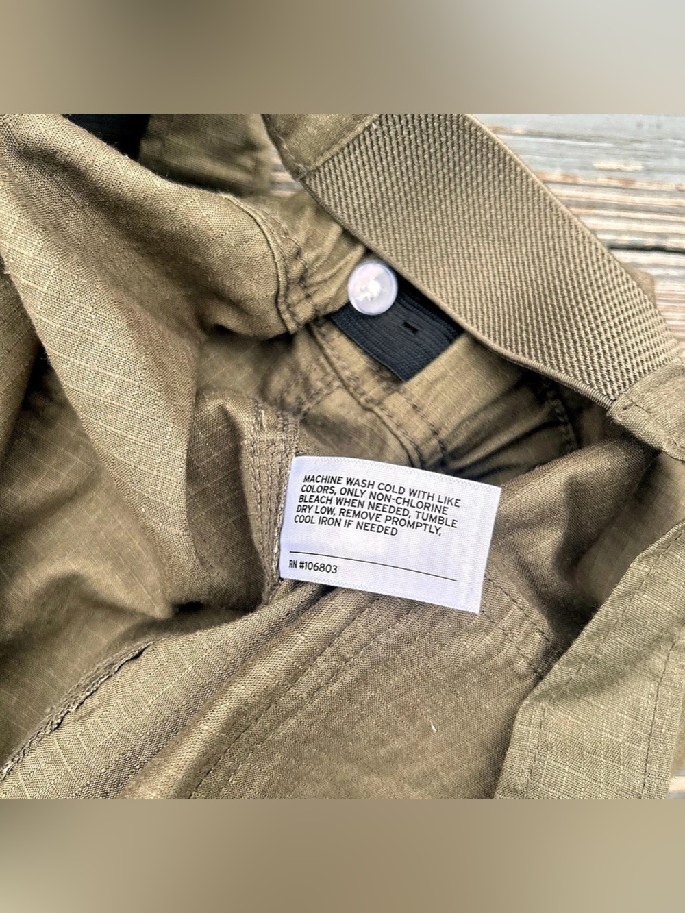 Duluth Trading Co Hempstop Utility Overalls Muted Green Large - Picture 8 of 9